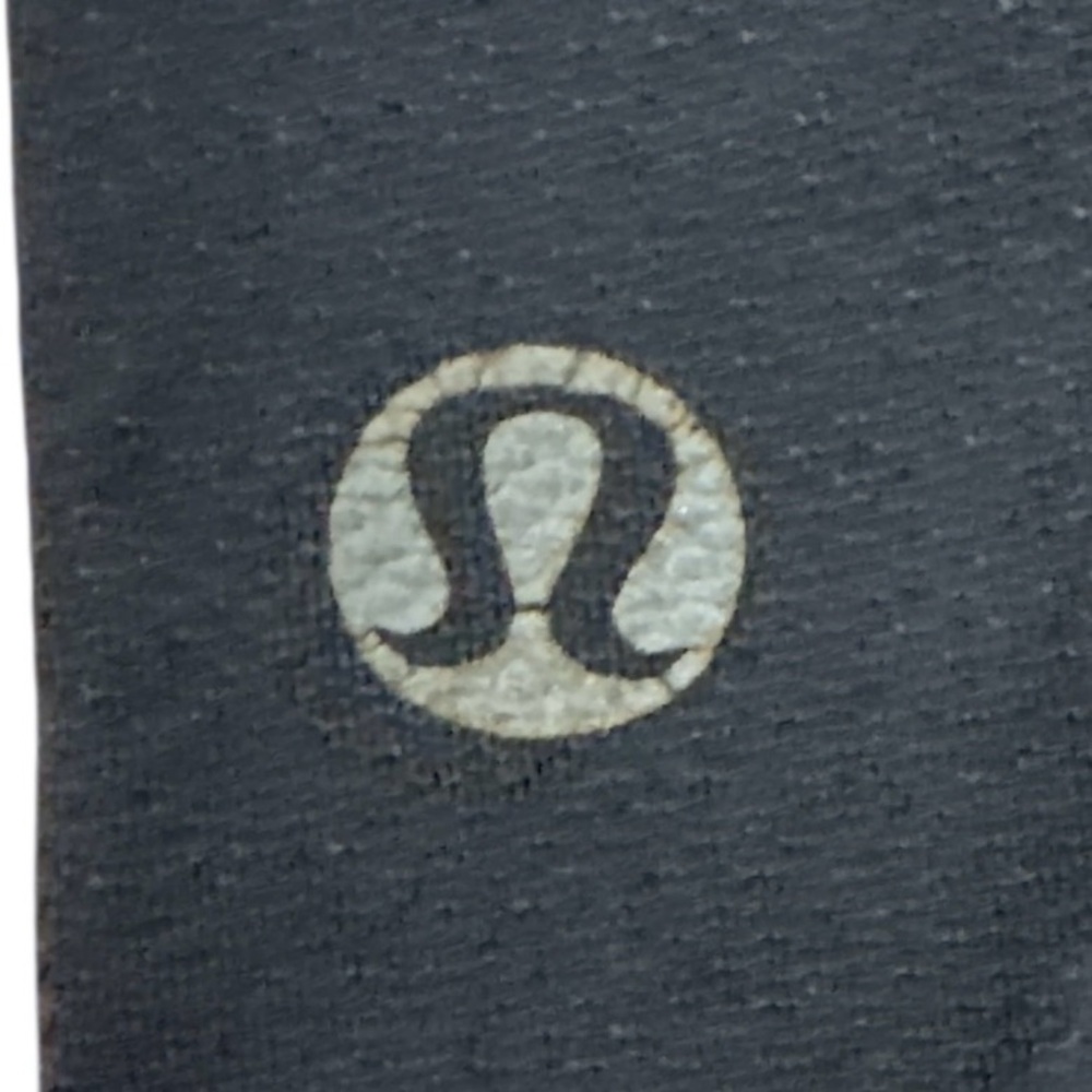 Lululemon Black Capri Leggings Size 6 Women’s Athletic Fit Logo Zipper